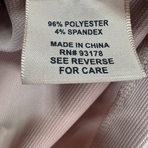 Philosophy Pencil Skirt Size 8 Light Blush Stretch Full Zip Back Bodycon Stretch - Picture 5 of 7